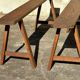 Paire de bancs de ferme 150 cm