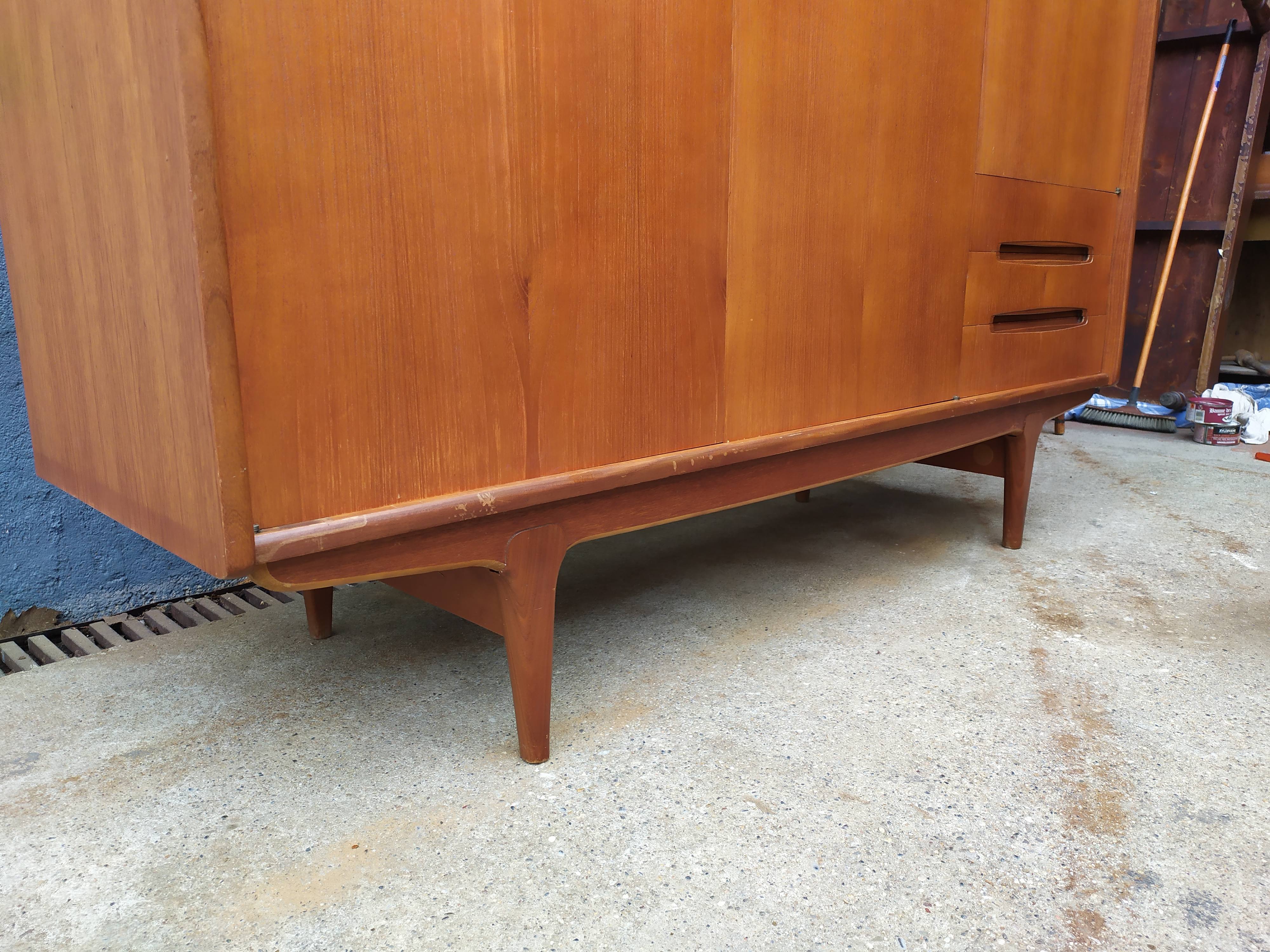 Scandinavian wardrobe teak