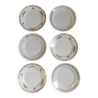 Mismatched vintage dinner plates