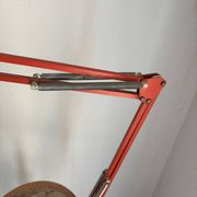 Vintage 1970s carrot Twist T1 architect lamp - 65 cm