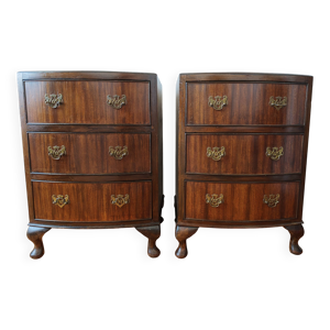 Paire de petites commodes anglaises