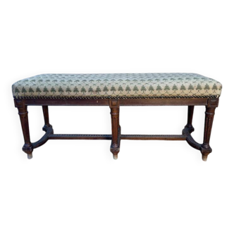 Louis XVI style bench-shaped footrest