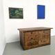 Solid oak trade counter, six drawers, France, circa 1920.