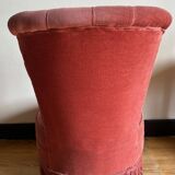 Mariette pink toad fireside chair