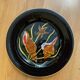 Quimper earthenware guy trevoux plate starfish and shells decor 1970s