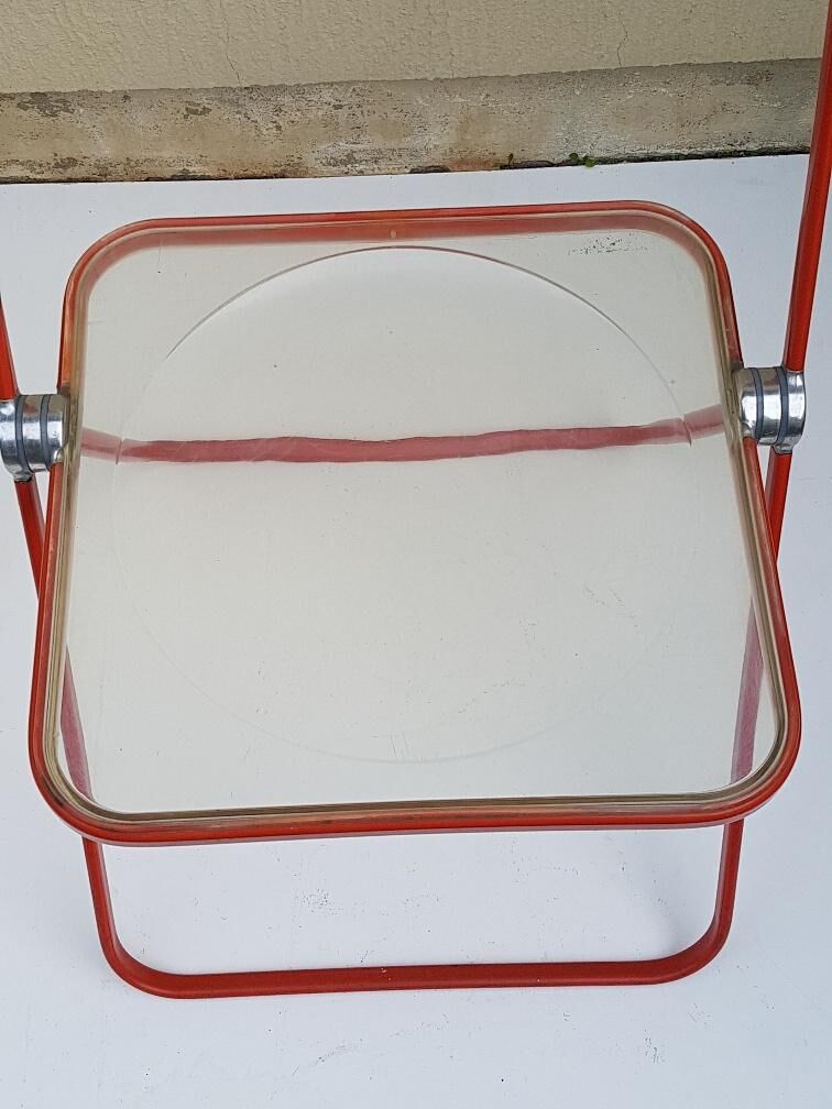 Pair of Plia chairs Giancarlo Piretti for Castelli