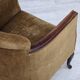 1960s, Danish armchair, furniture velour, ash wood.