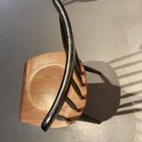 Paire de chaises en bois