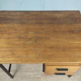 Vintage wood and iron desk