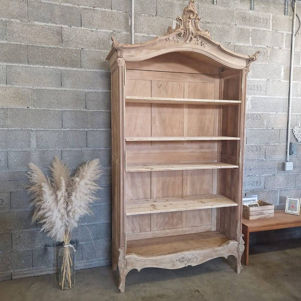 Solid cherry wardrobe – revalued Louis XV style