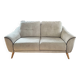 Grey two-seater sofa