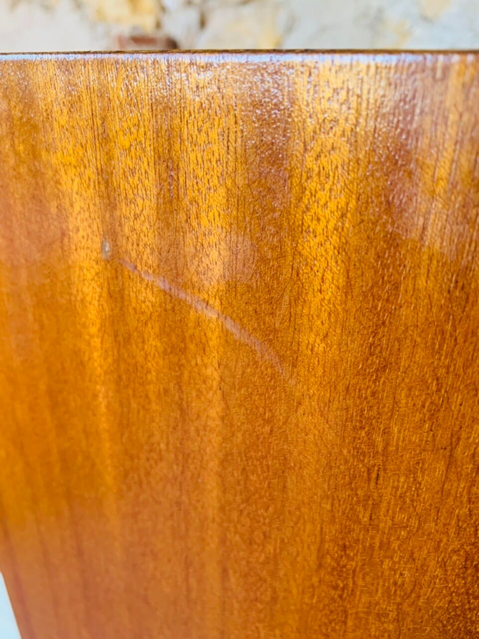 High chest of drawers with 6 drawers, Scandinavian style, circa 60's