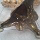 Large bronze candelabrum from the 19th century.