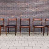 Rosewood Astrid Dining Chairs by Oswald Vermaercke for V-Form, 1962, Set of 5