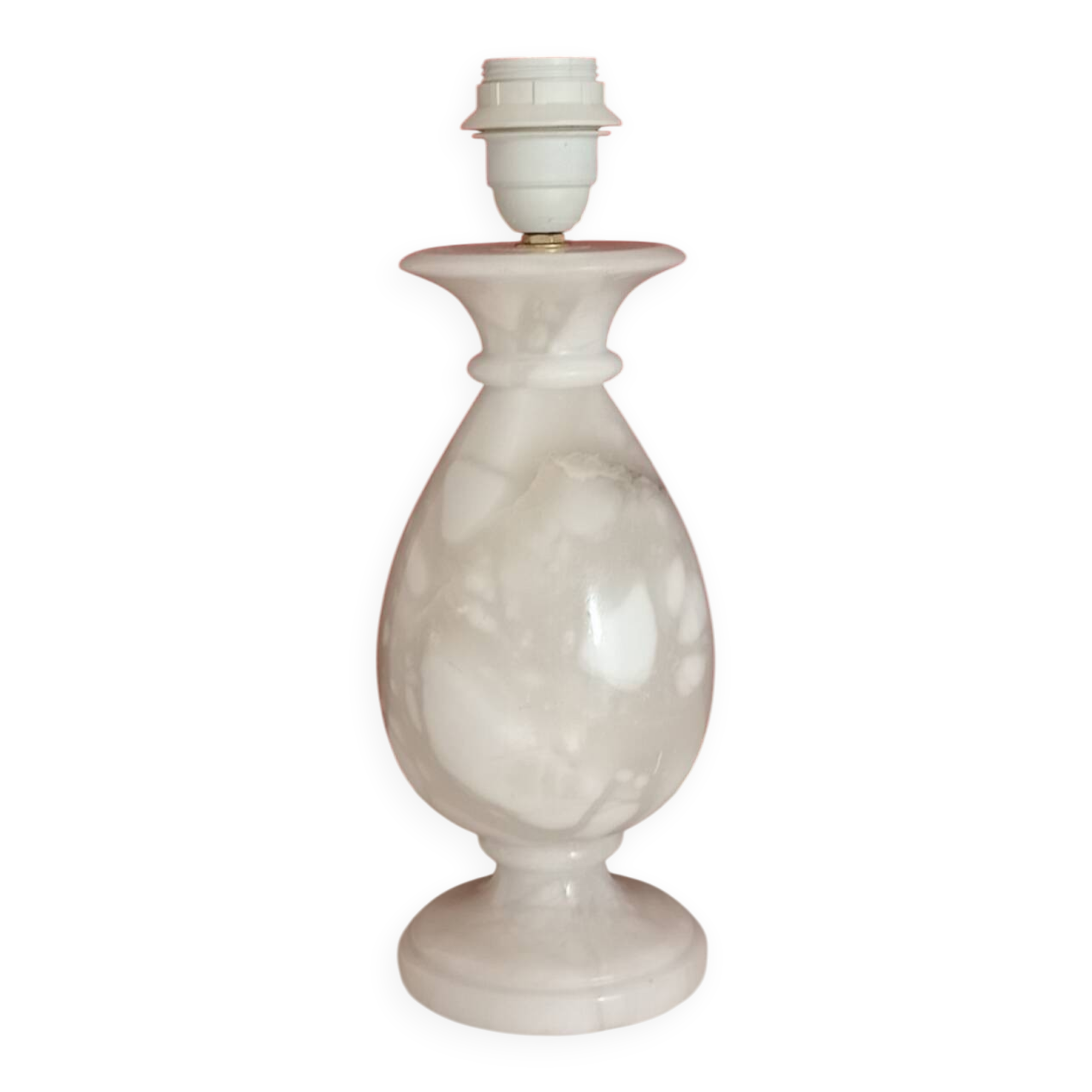 Alabaster lamp base