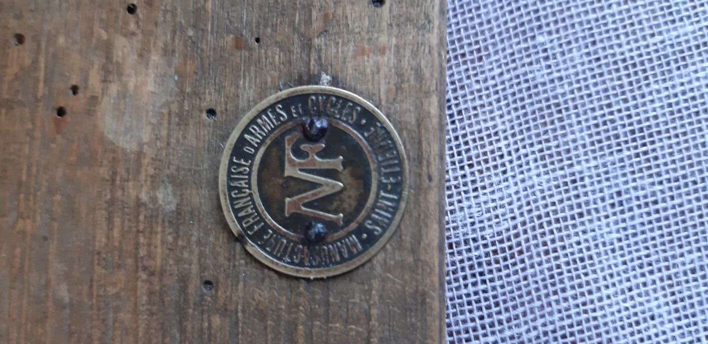 Wooden bench rests feet