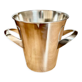 Silver-plated wine and champagne cooling bucket