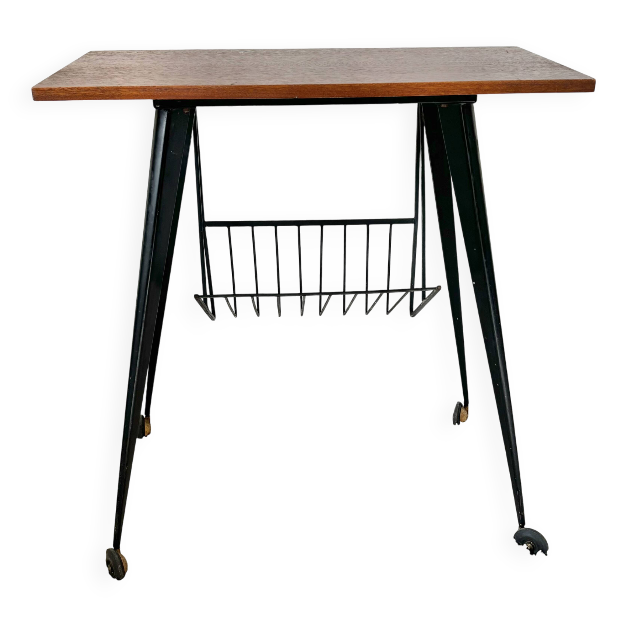 Vintage Console & Rolling Table