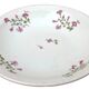 1900s Deep plate White porcelain with floral decoration