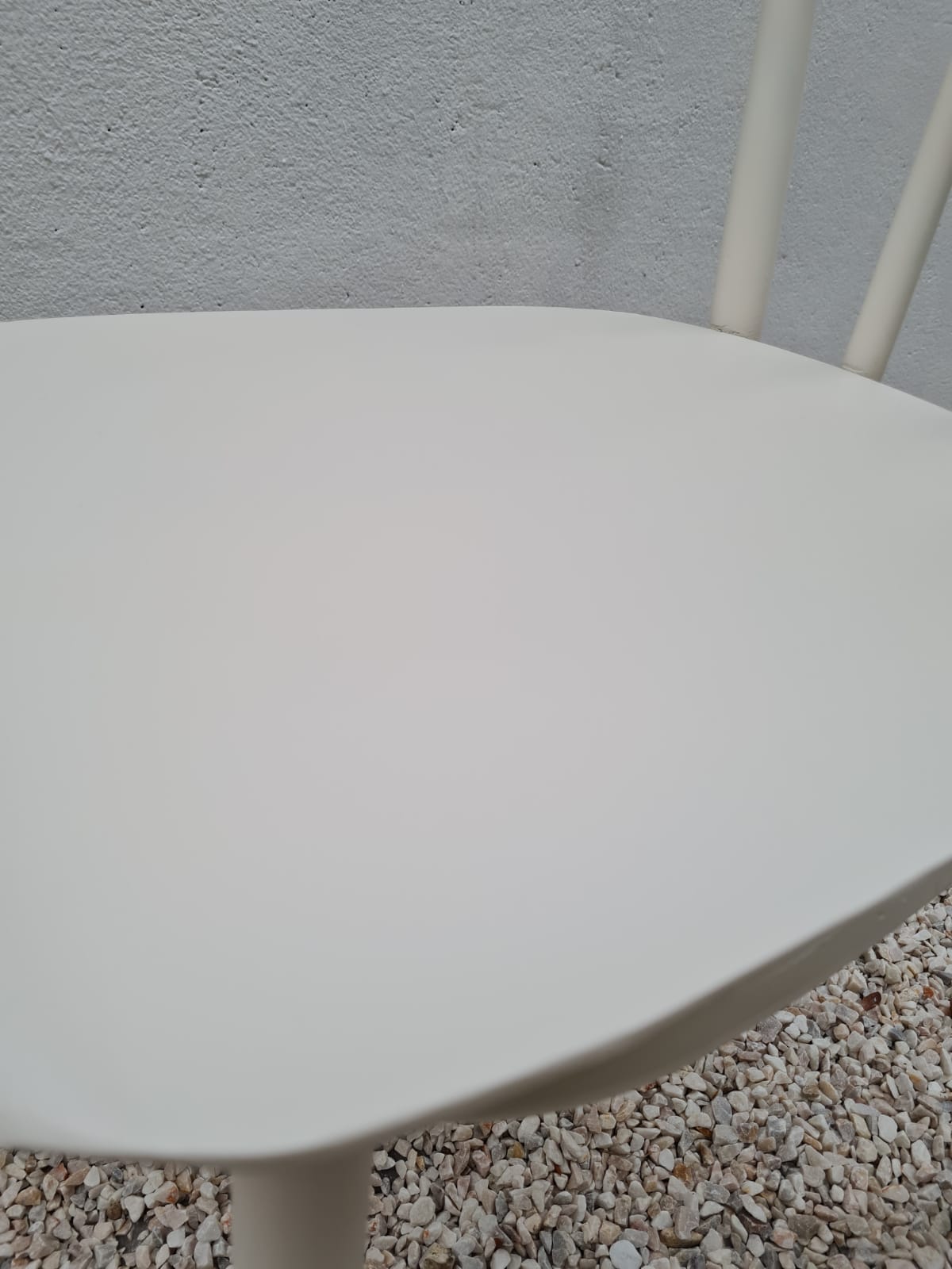 White bistro chair