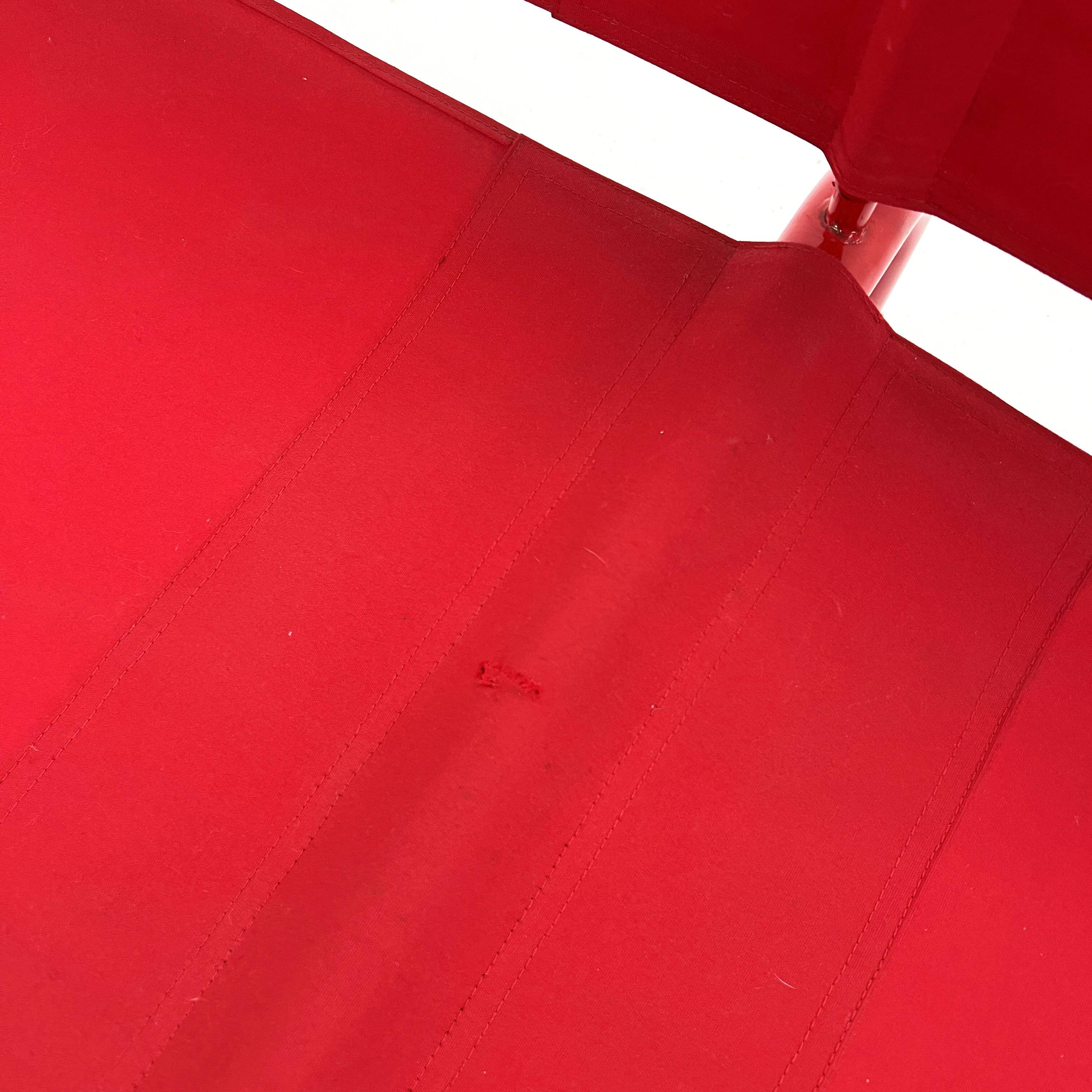 Sofa Tubulaire Rouge de Thalia & Co, 1980