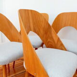 Czechoslovakian Chairs by A. Suman for Tatra Nabytok, 1960s, Set of 4