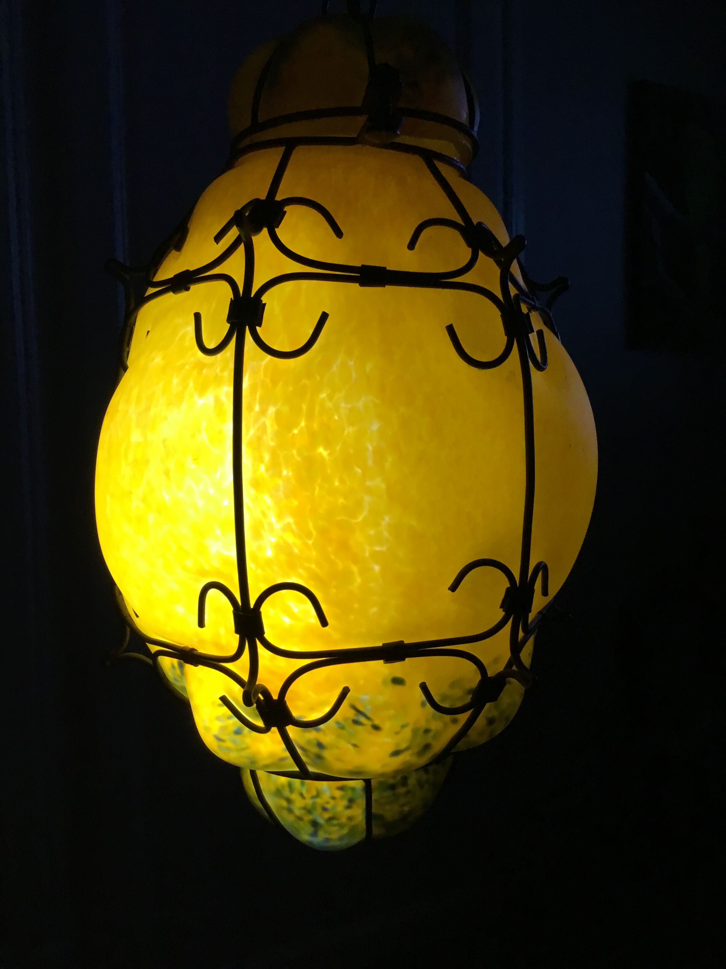 Venetian lantern in Murano glass