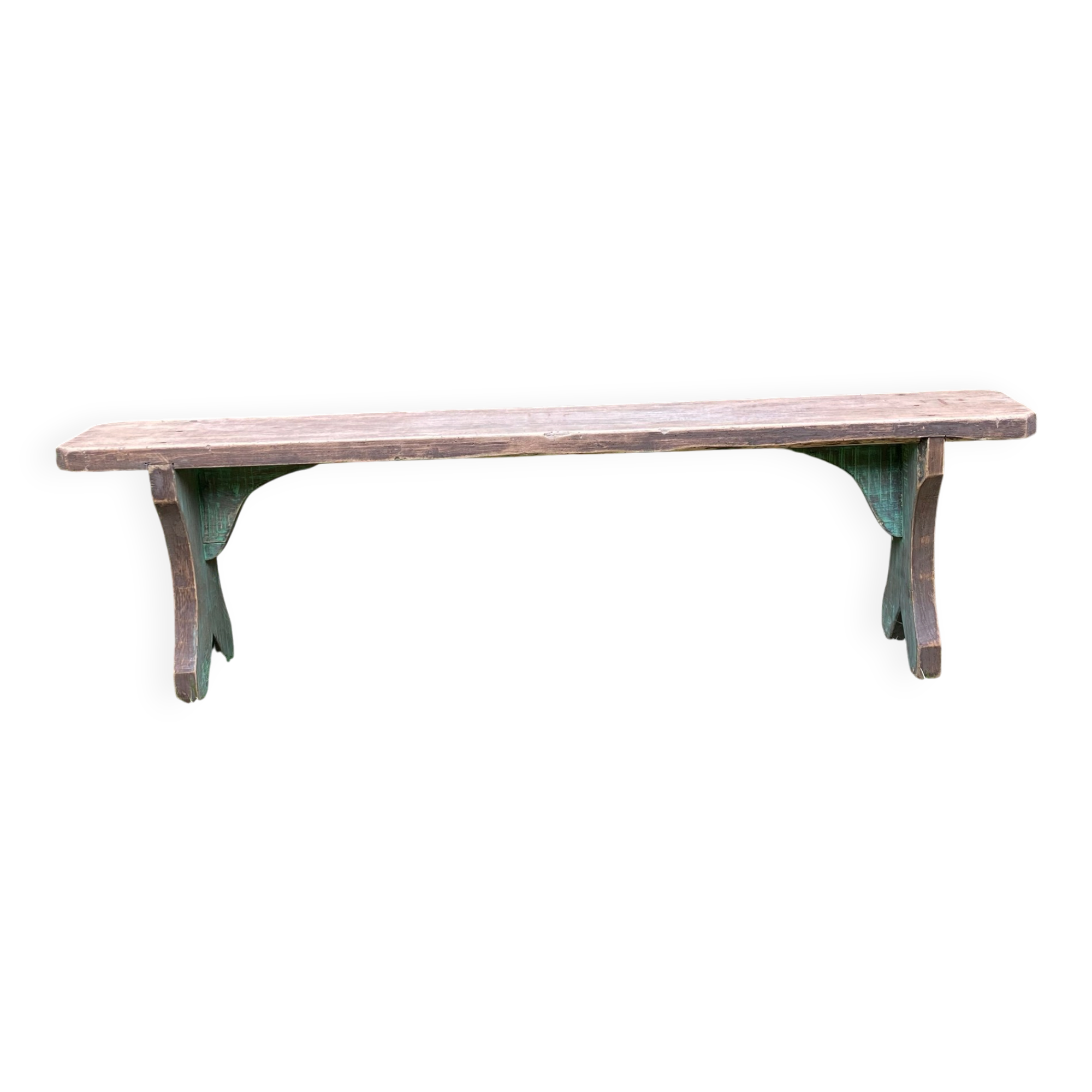 Old patinated farmhouse bench