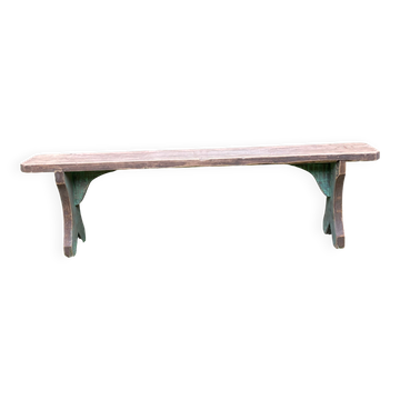 Old patinated farmhouse bench