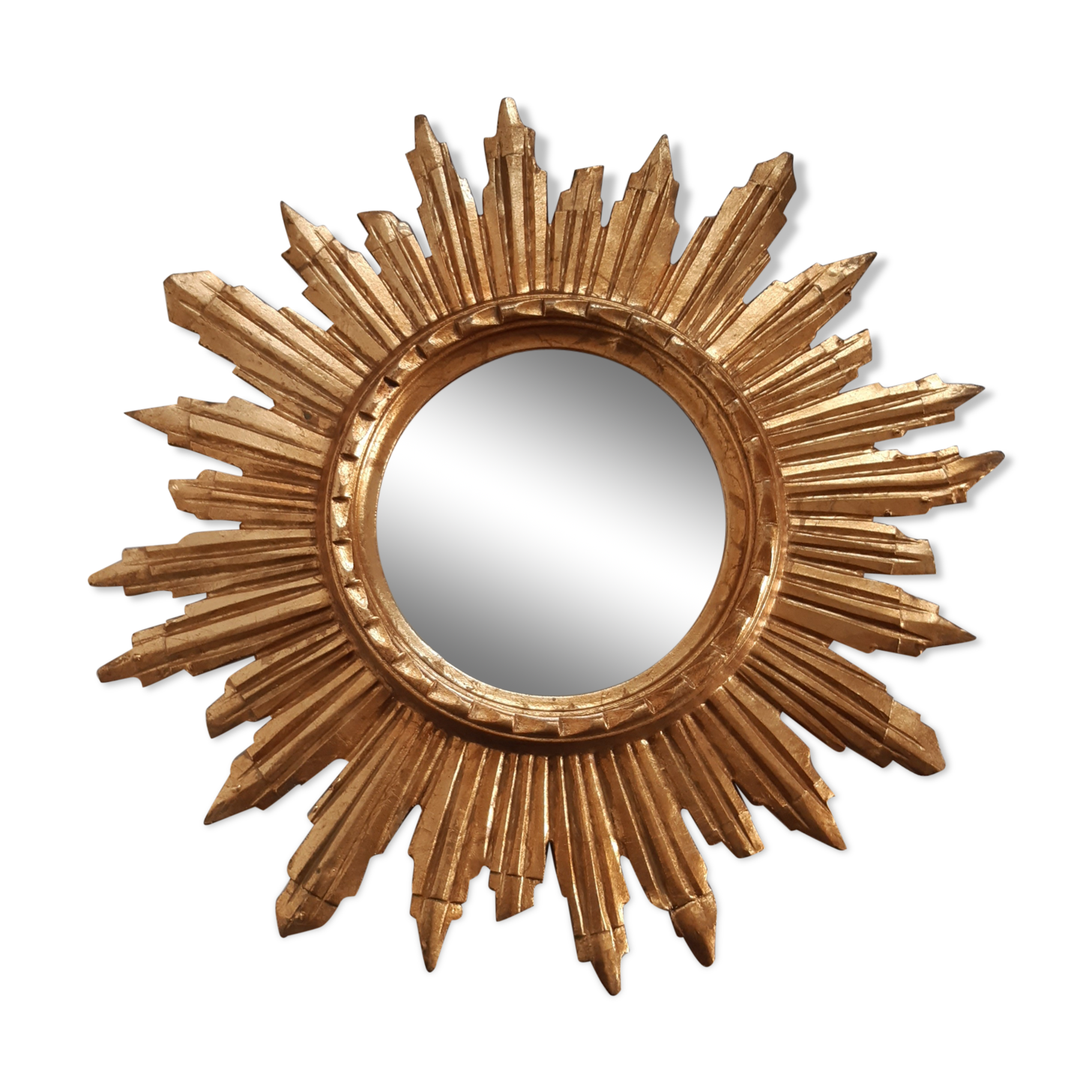 Golden sun mirror 47cm