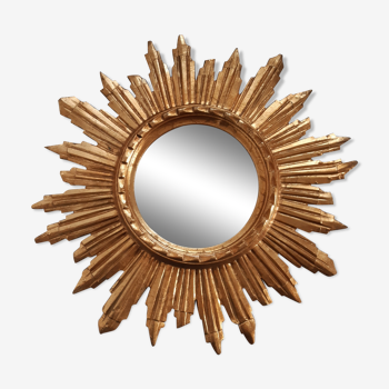 Golden sun mirror 47cm