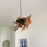 Suspension design wood and plexiglass