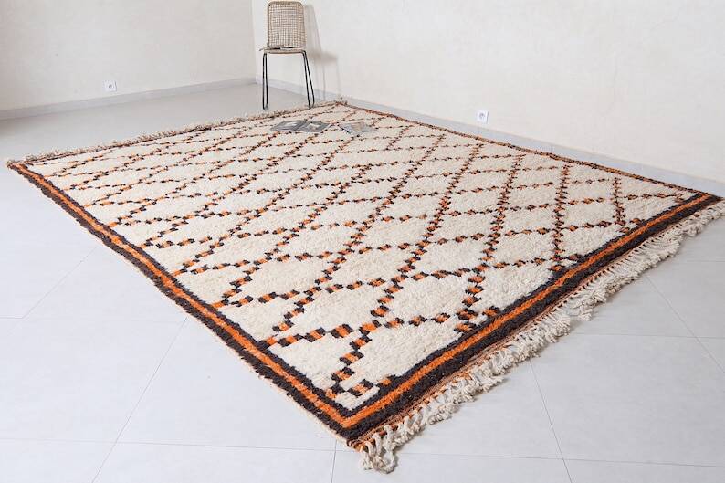 Cream Moroccan Rug - Berber Rug 150/250cm