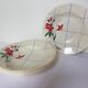4 vintage Niderviller soup plates, Saumur model 220502
