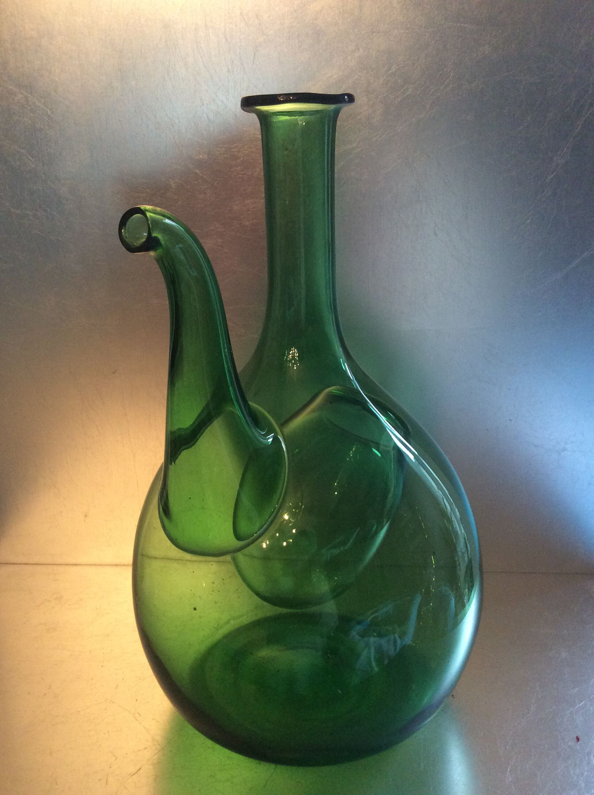 Vintage bottled in blown glass