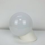 Vintage opaline ball wall lamp