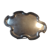 Plateau métal argenté Louis XV vers 1900
