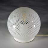 Lampe de table en verre, signée venini, années 1960