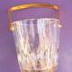 Seau a glace en cristal vintage