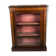 Low English style showcase/bookcase in mahogany and mahogany veneer 1930