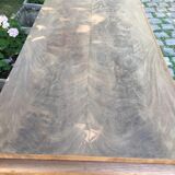 Wooden chest of drawers Mahogany veneers Late nineteenth 4 drawers