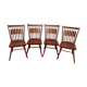 Kipp Stewart 50s walnut chairs for Drexel