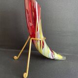Vase soliflore - Colored blown glass
