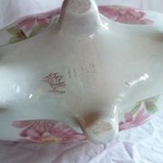 Faience gardener Luneville k&g art nouveau flower decoration