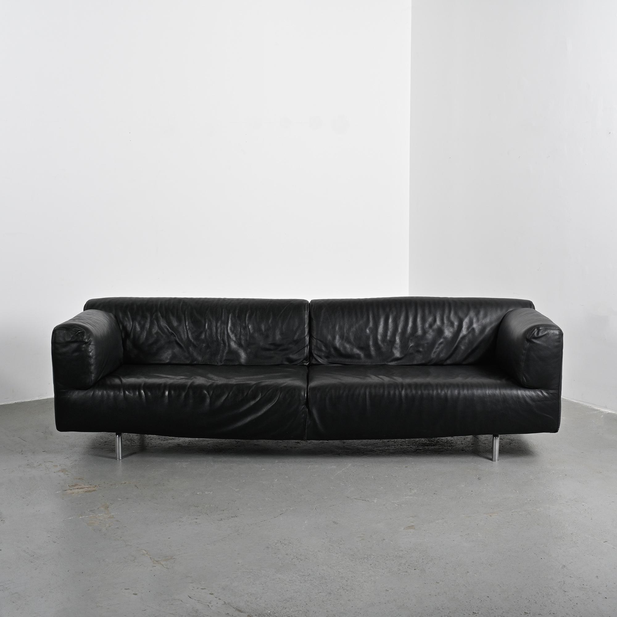 Three-seater sofa by Piero Lissoni, model Met, Cassina, circa 1996.
