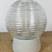 Vintage White Porcelain Ceiling Light, 1970s