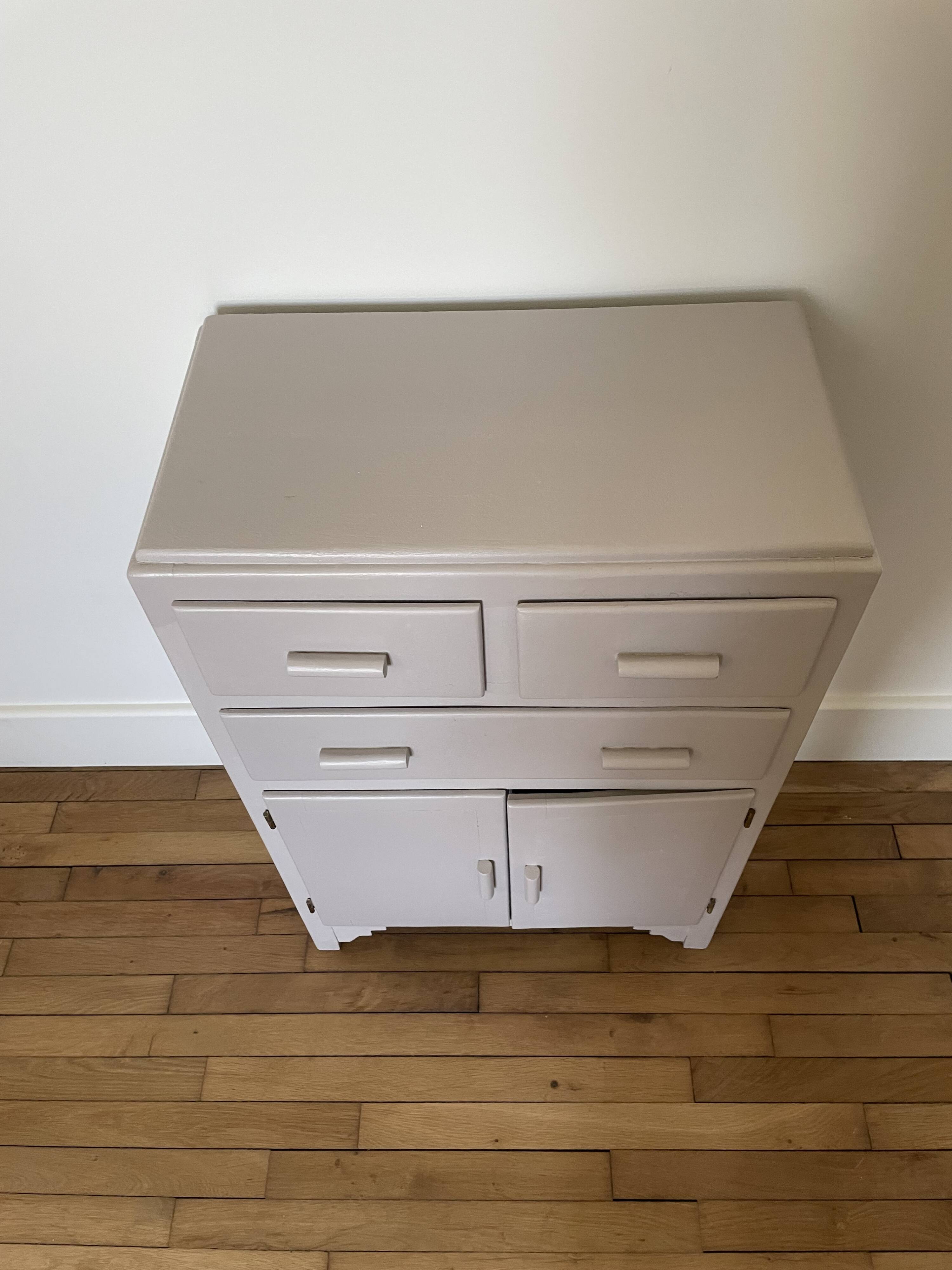 Vintage Art Deco Parisian Sideboard