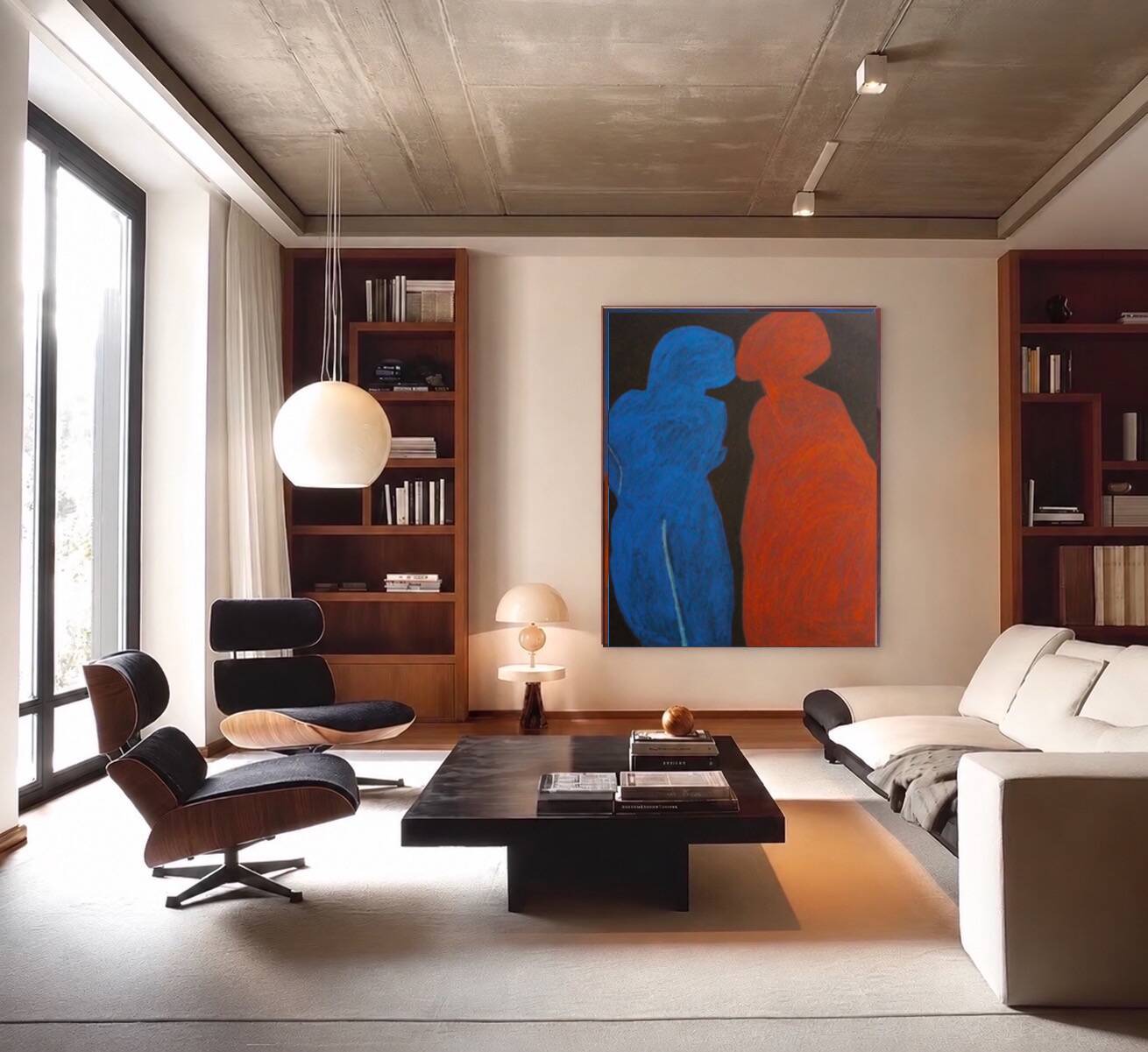 Came closer peinture figurative minimaliste