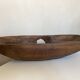 XXXL walnut wood carved centre table 1960 monoxyle
