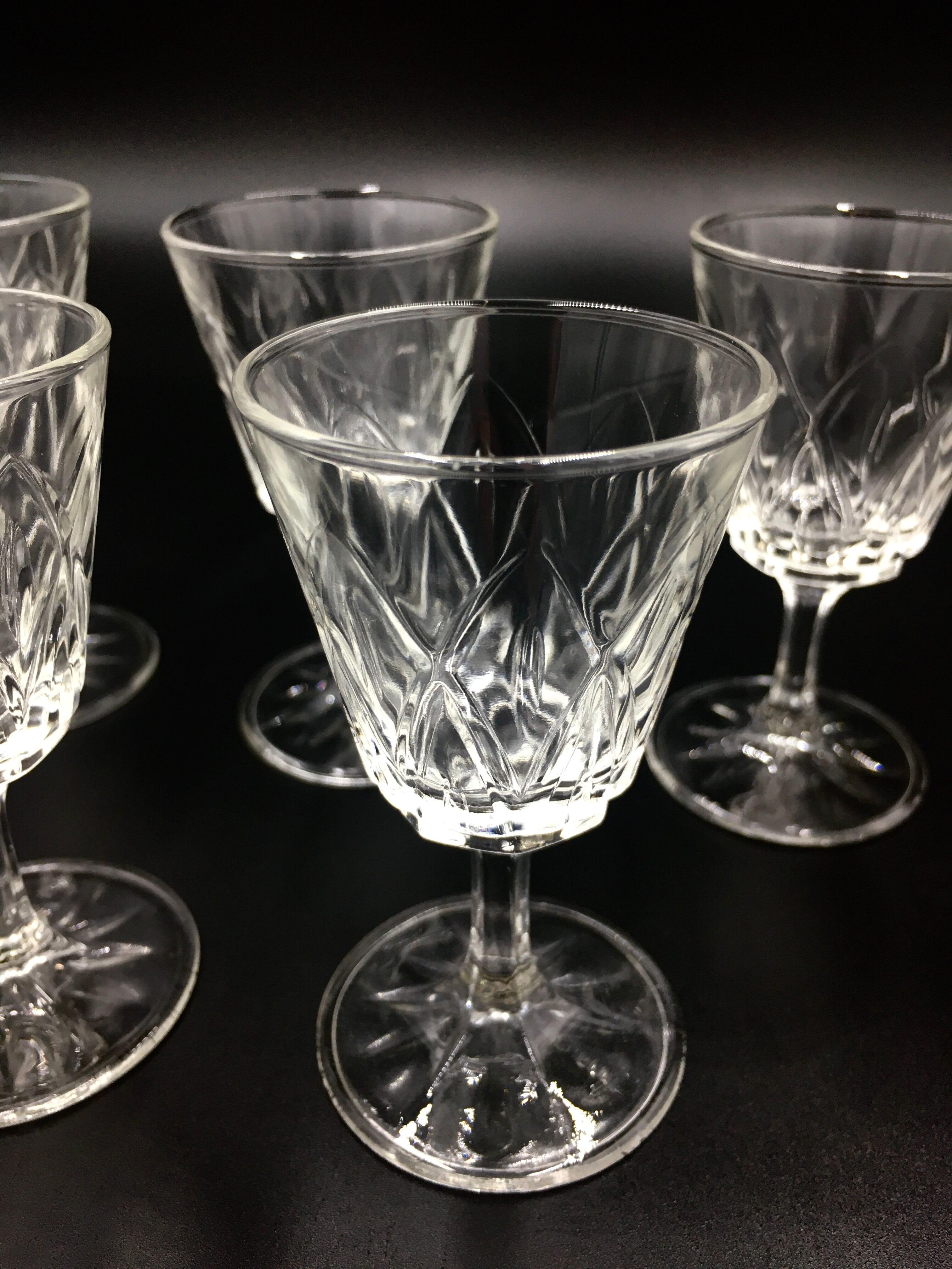 Set of 6 liqueur glasses
